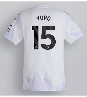 Manchester United Leny Yoro #15 Replik Auswärtstrikot 2025-26 Kurzarm